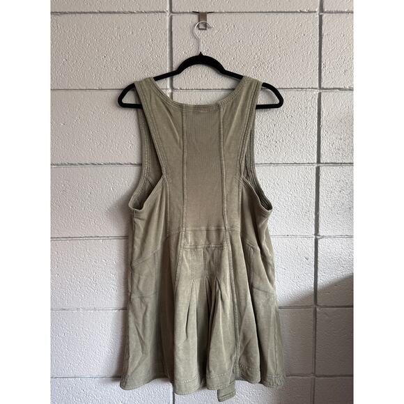 Women's Daily Practice by Anthropologie Practice Squad Mini Dress in Olive Green - Picture 4 of 4